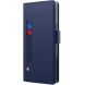Чохол-книжка Deexe Eclipse Wallet для Motorola Moto G05 / Moto E15 - Blue (372714L). Фото 3 з 9