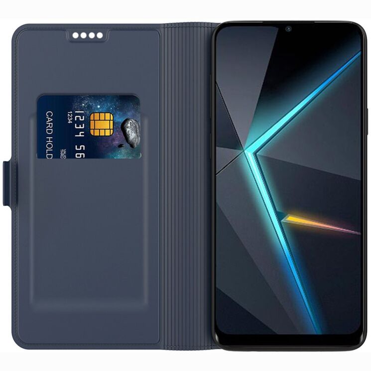 Чехол-книжка Deexe Faro Wallet для ZTE Nubia Red Magic 11 Air - Blue (423101L) Чехол-книжка Deexe Faro Wallet для ZTE Nubia Red Magic 11 Air - Blue: фото 2 из 7