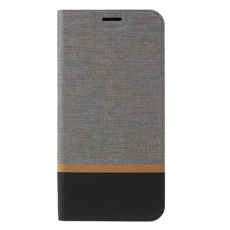 Чехол-книжка Deexe Lines Texture для Sony Xperia XZ3 - Grey: фото 1 из 5
