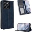Чехол-книжка Deexe Retro Style для Motorola Edge 70 Fusion - Blue (409508L)