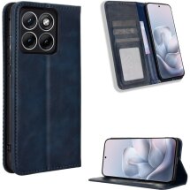 Чехол-книжка Deexe Retro Style для Motorola Edge 70 Fusion - Blue: фото 1 из 18