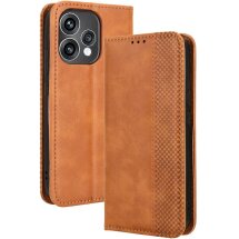 Чехол-книжка Deexe Retro Style для OPPO Reno 15 - Brown: фото 1 из 7