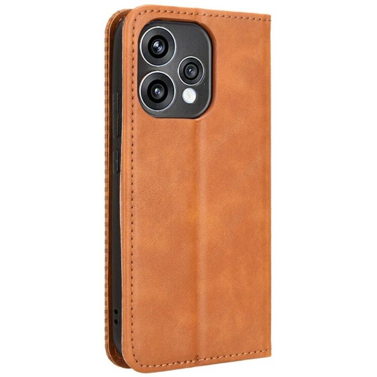 Чехол-книжка Deexe Retro Style для OPPO Reno 15 - Brown: фото 6 из 7