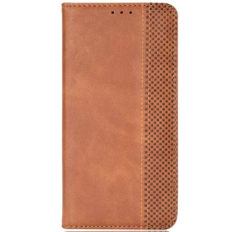 Чехол-книжка Deexe Retro Style для OPPO Reno 15 - Brown: фото 5 из 7