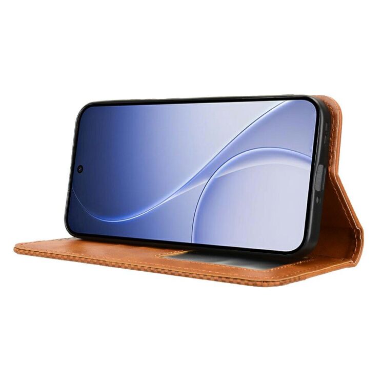 Чехол-книжка Deexe Retro Style для OPPO Reno 15 - Brown: фото 4 из 7