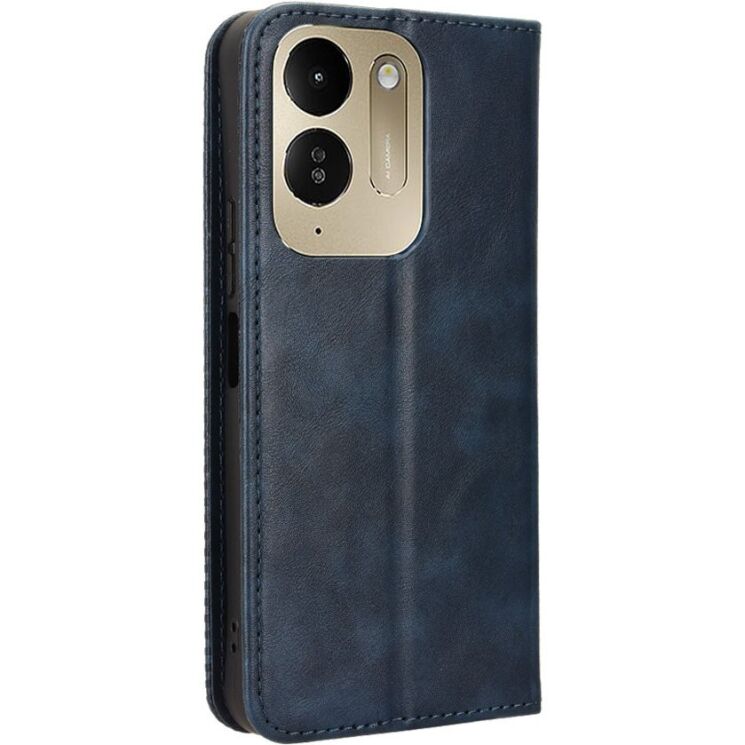 Чехол-книжка Deexe Retro Style для Xiaomi Poco C95 Pro - Blue (429206L) Чехол-книжка Deexe Retro Style для Xiaomi Poco C95 Pro - Blue: фото 8 из 19