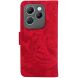 Чохол-книжка Deexe Tiger для Infinix Hot 40 / 40 Pro - Red (344727R). Фото 6 з 7