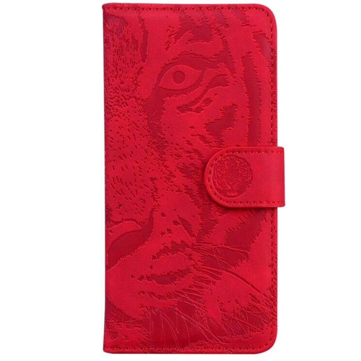 Чохол-книжка Deexe Tiger для Infinix Hot 40 / 40 Pro - Red: фото 5 з 7