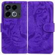 Чехол-книжка Deexe Tiger для Infinix Note 40 - Purple (351426V)