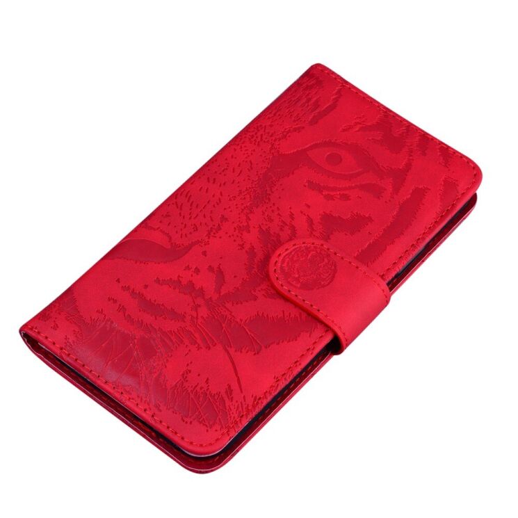 Чехол-книжка Deexe Tiger для OPPO A58 - Red: фото 3 из 7