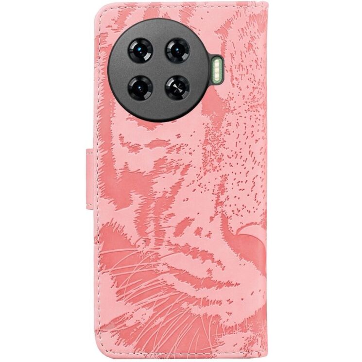 Чехол-книжка Deexe Tiger для TECNO Spark 20 Pro+ - Pink: фото 6 из 7