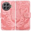 Чехол-книжка Deexe Tiger для TECNO Spark 20 Pro+ - Pink (351215P)