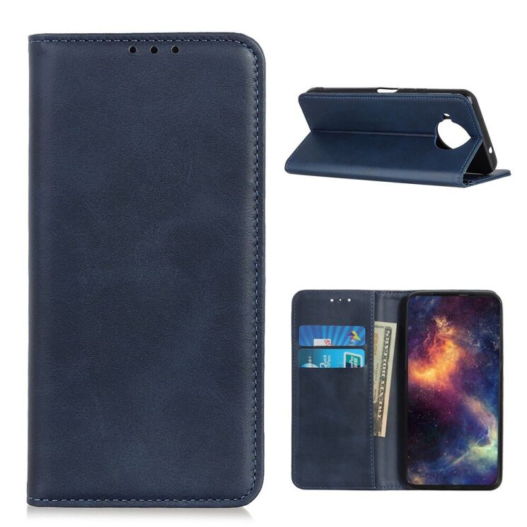 Чохол-книжка Deexe Wallet Case для Xiaomi Mi 10T Lite - Blue: фото 1 з 10