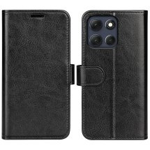 Чехол-книжка Deexe Wallet Style для Motorola Moto G86 - Black: фото 1 из 8