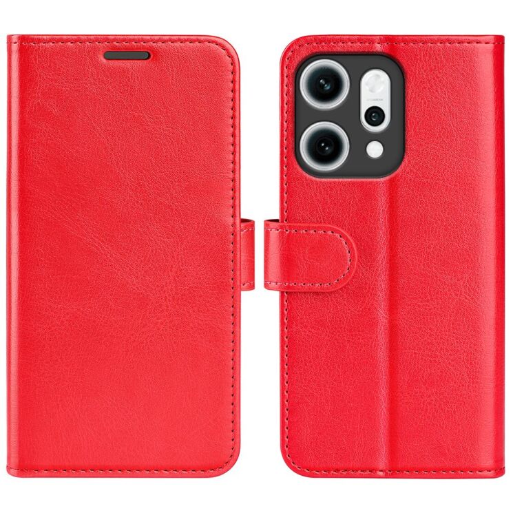 Чохол-книжка Deexe Wallet Style для OPPO Reno 14 5G - Red: фото 1 з 8
