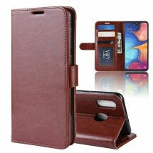 Чохол-книжка Deexe Wallet Style для Samsung Galaxy A20e (A202) - Brown: фото 1 з 8