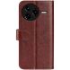 Чехол-книжка Deexe Wallet Style для Xiaomi Poco F7 Ultra - Brown (378732Z). Фото 4 из 5