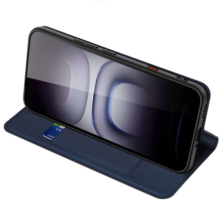 Чехол-книжка DUX DUCIS Skin Pro для Infinix Hot 70 - Blue: фото 3 из 10