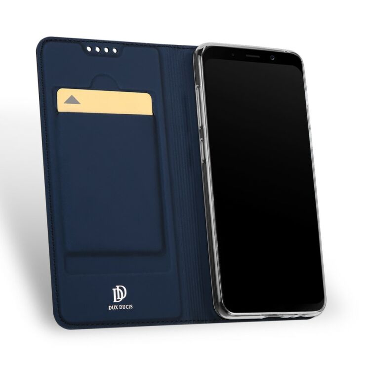 Чохол-книжка DUX DUCIS Skin Pro для Samsung Galaxy A8+ 2018 (A730) - Dark Blue: фото 3 з 11