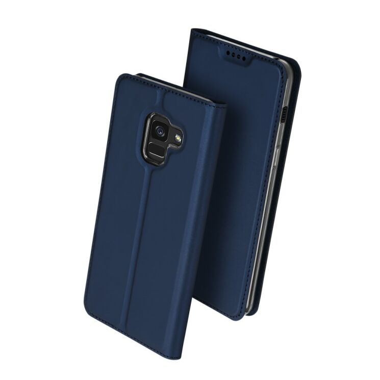 Чохол-книжка DUX DUCIS Skin Pro для Samsung Galaxy A8+ 2018 (A730) - Dark Blue: фото 2 з 11
