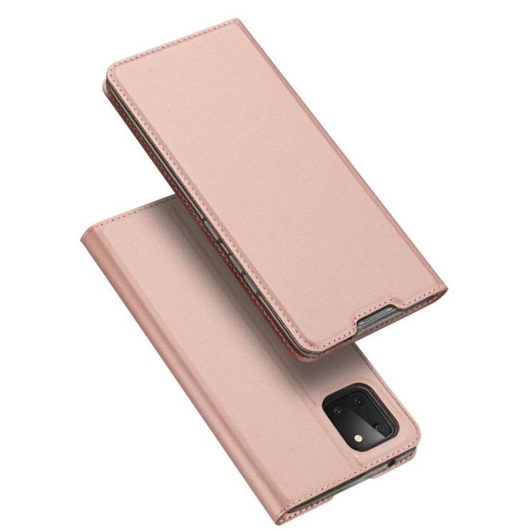 Чехол-книжка DUX DUCIS Skin Pro для Samsung Galaxy Note 10 Lite (N770) - Rose Gold: фото 1 из 19