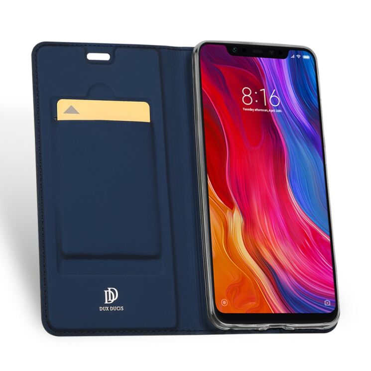 Чехол-книжка DUX DUCIS Skin Pro для Xiaomi Mi 8 - Blue: фото 3 из 10