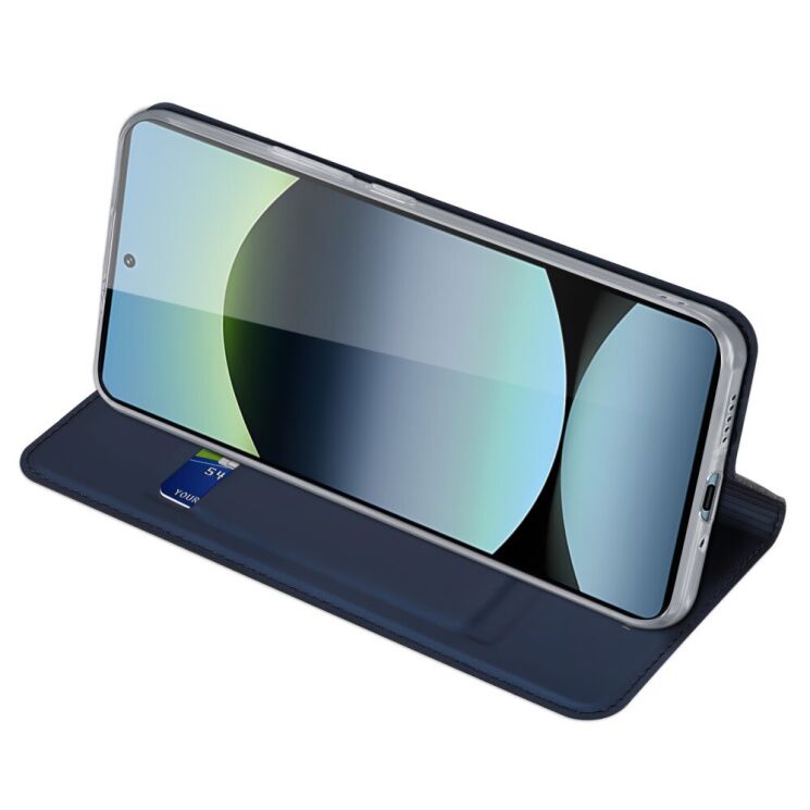 Чехол-книжка DUX DUCIS Skin Pro для Xiaomi Redmi Note 14S - Blue: фото 3 из 10