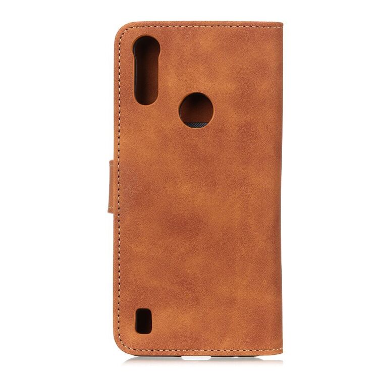Чехол-книжка KHAZNEH Retro Wallet для Motorola Moto E7 Power / Moto E7i - Brown: фото 2 из 8