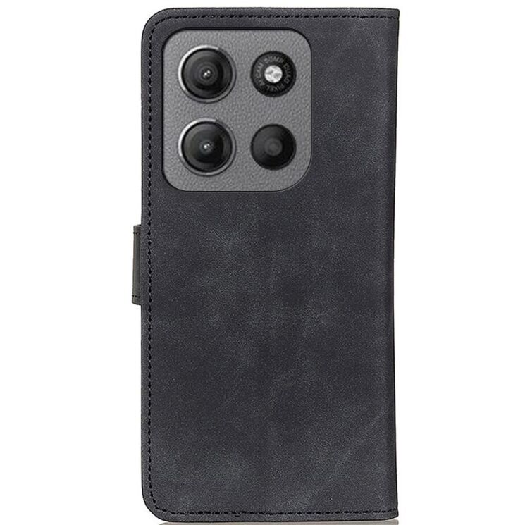 Чохол-книжка KHAZNEH Retro Wallet для Motorola Moto G15 / Moto G05 - Black: фото 5 з 7