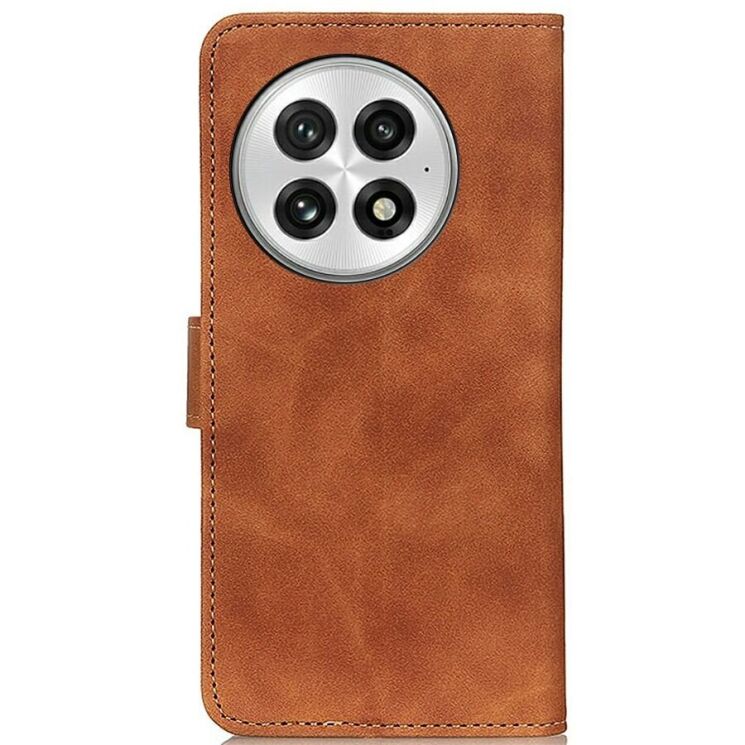 Чехол-книжка KHAZNEH Retro Wallet для OnePlus 13 - Brown: фото 5 из 8