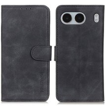 Чехол-книжка KHAZNEH Retro Wallet для OnePlus Nord 4 - Black: фото 1 из 8