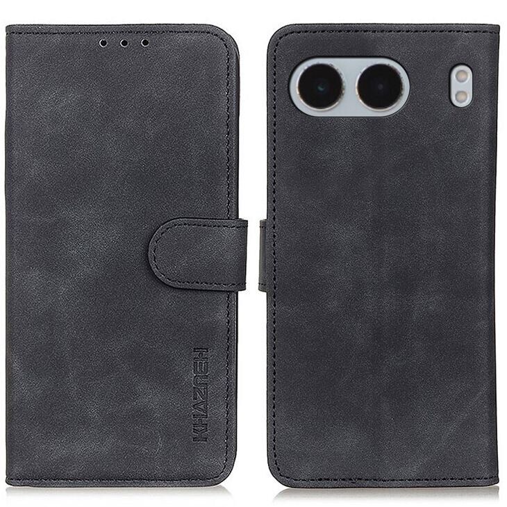 Чохол-книжка KHAZNEH Retro Wallet для OnePlus Nord 4 - Black: фото 1 з 8