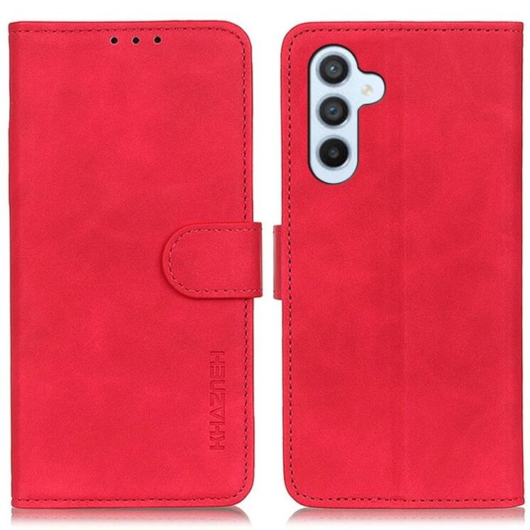Чехол-книжка KHAZNEH Retro Wallet для Samsung Galaxy S23 FE - Red: фото 1 из 9