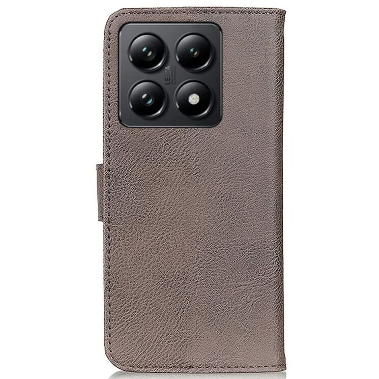 Чехол-книжка KHAZNEH Wallet Cover для Xiaomi 14T Pro - Khaki: фото 6 из 8