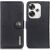 Чехол-книжка KHAZNEH Wallet Cover для Xiaomi Poco F6 - Black: фото 1 из 9