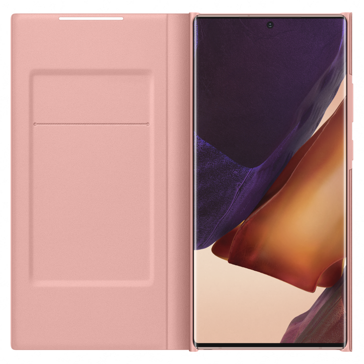 Чохол-книжка LED View Cover для Samsung Galaxy Note 20 Ultra (N985) EF-NN985PAEGRU - Copper Brown: фото 4 з 5