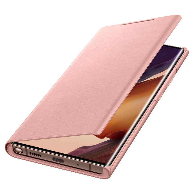 Чохол-книжка LED View Cover для Samsung Galaxy Note 20 Ultra (N985) EF-NN985PAEGRU - Copper Brown: фото 1 з 5