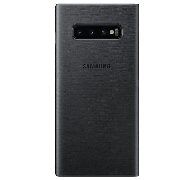 Чохол-книжка LED View Cover для Samsung Galaxy S10 Plus (G975) EF-NG975PBEGRU - Black: фото 2 з 5