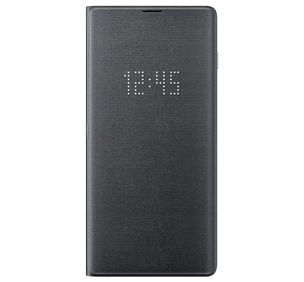Чохол-книжка LED View Cover для Samsung Galaxy S10 Plus (G975) EF-NG975PBEGRU - Black: фото 3 з 5