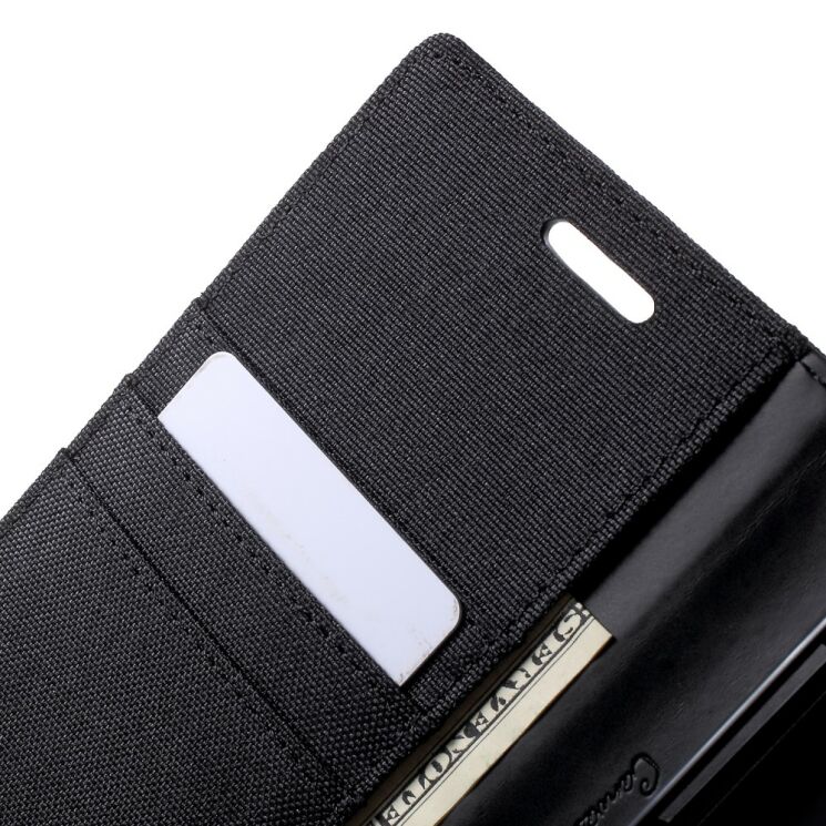Чехол-книжка MERCURY Canvas Diary для Samsung Galaxy J4 2018 (J400) - Black: фото 6 из 8
