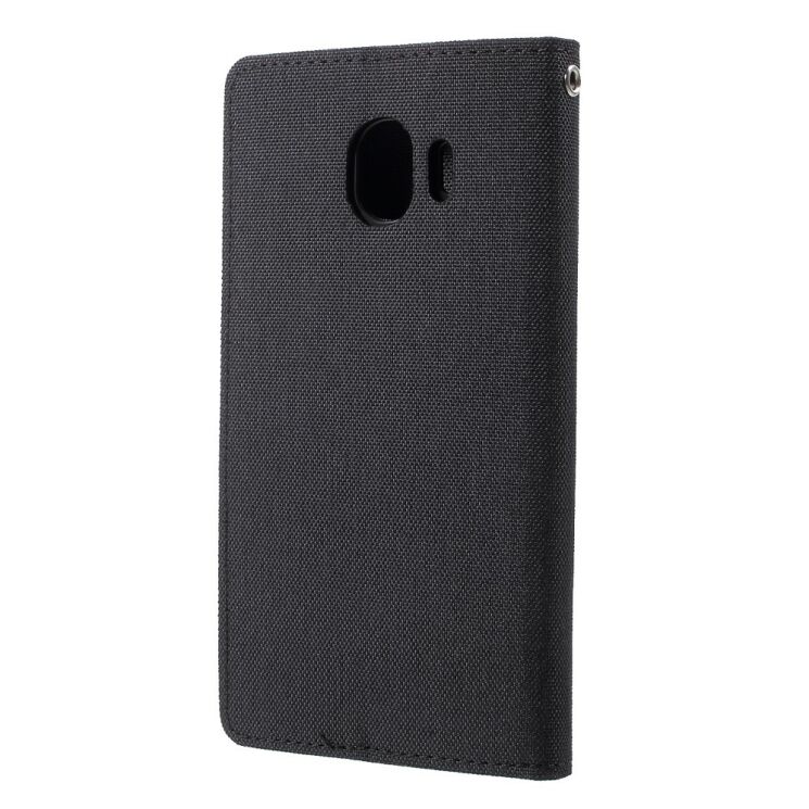 Чехол-книжка MERCURY Canvas Diary для Samsung Galaxy J4 2018 (J400) - Black: фото 2 из 8