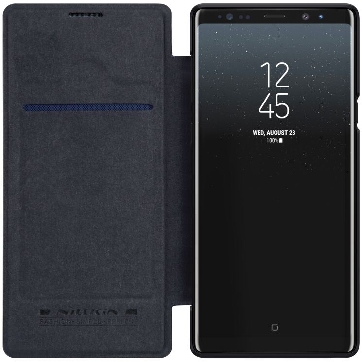 Чехол-книжка NILLKIN Qin Series для Samsung Galaxy Note 9 (N960) - Black: фото 6 из 17