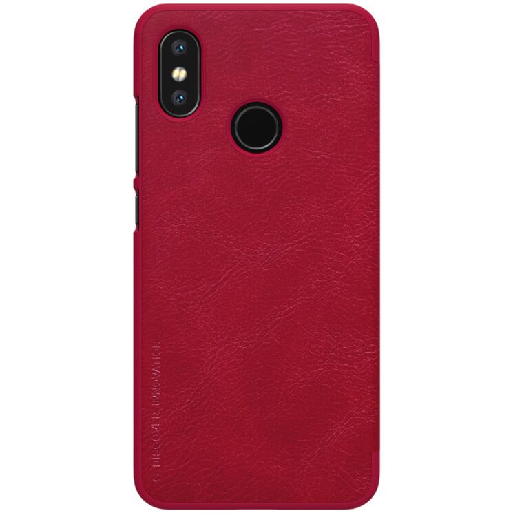 Чехол-книжка NILLKIN Qin Series для Xiaomi Mi 8 - Red: фото 3 из 15