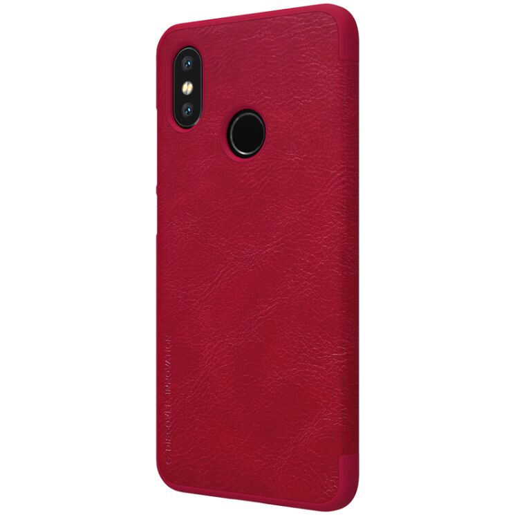 Чехол-книжка NILLKIN Qin Series для Xiaomi Mi 8 - Red: фото 5 из 15