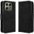 Чохол-книжка з кишеньками Deexe Wallet Stand для Motorola Edge 70 Pro - Black: фото 1 з 15