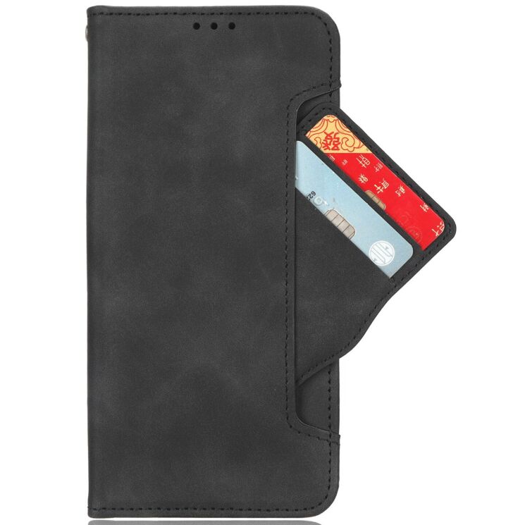 Чохол-книжка з кишеньками Deexe Wallet Stand для Motorola Edge 70 Pro - Black (412003B) Чохол-книжка з кишеньками Deexe Wallet Stand для Motorola Edge 70 Pro - Black: фото 3 з 15