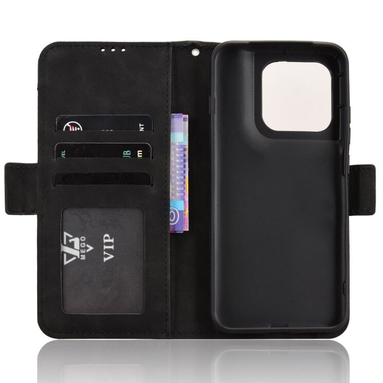 Чохол-книжка з кишеньками Deexe Wallet Stand для Motorola Edge 70 Pro - Black (412003B) Чохол-книжка з кишеньками Deexe Wallet Stand для Motorola Edge 70 Pro - Black: фото 4 з 15