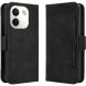 Чохол-книжка з кишеньками Deexe Wallet Stand для Xiaomi Redmi Note 17 Pro Plus - Black (430602B). Фото 1 з 8