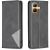 Чехол-книжка с карманами UniCase Geometric Pattern для Infinix Smart 20 - Black: фото 1 из 10