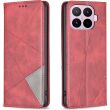 Чохол-книжка з кишеньками UniCase Geometric Pattern для Xiaomi 17T Pro - Red (422363R)